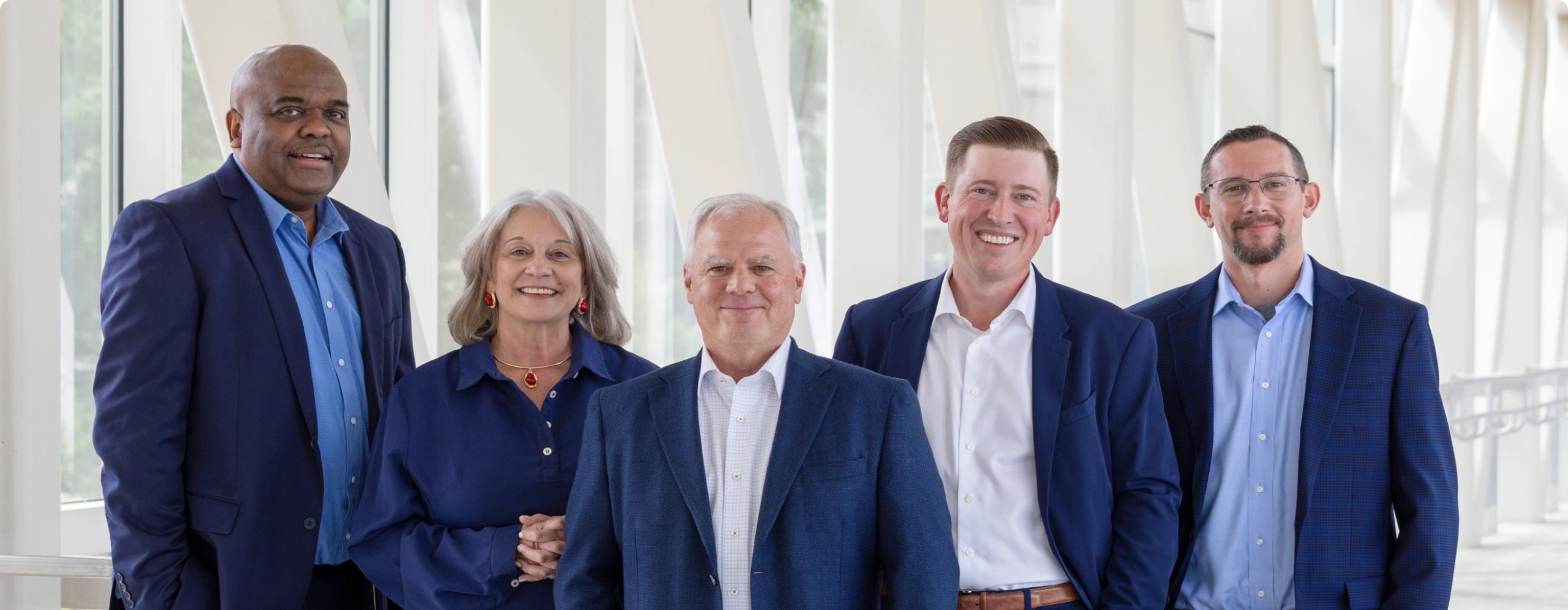 A group of Summit employees with Dominion Risk Advisors president, Duke Baldridge.