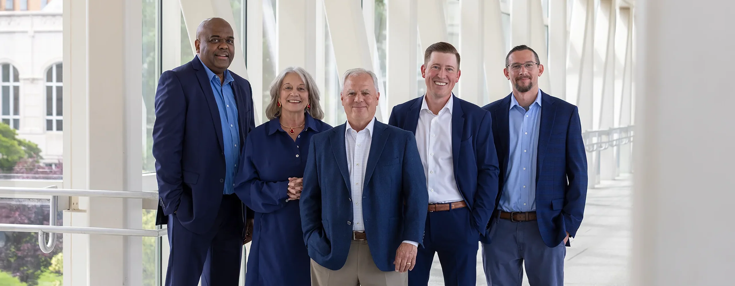 A group of Summit employees with Dominion Risk Advisors president, Duke Baldridge.